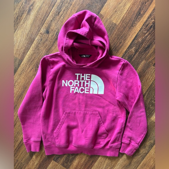 The North Face Kids Pink Hoodie M (10) - Picture 1 of 7